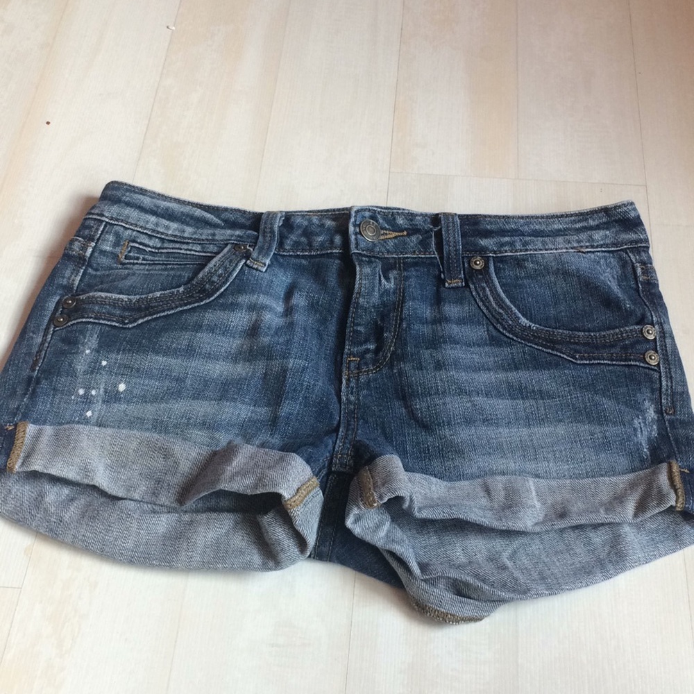 Denim shorts